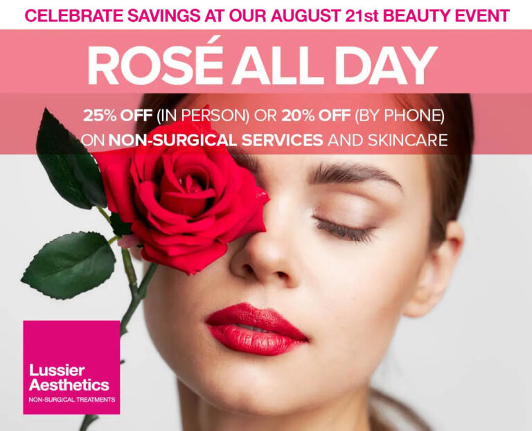 Lussier MD Rose All Day Beauty Event